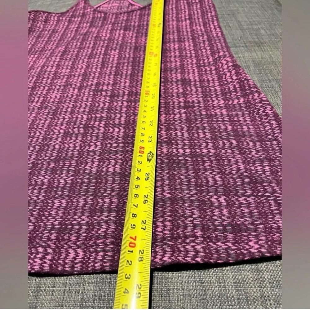 Lululemon racerback tank, size 8, purple and pink